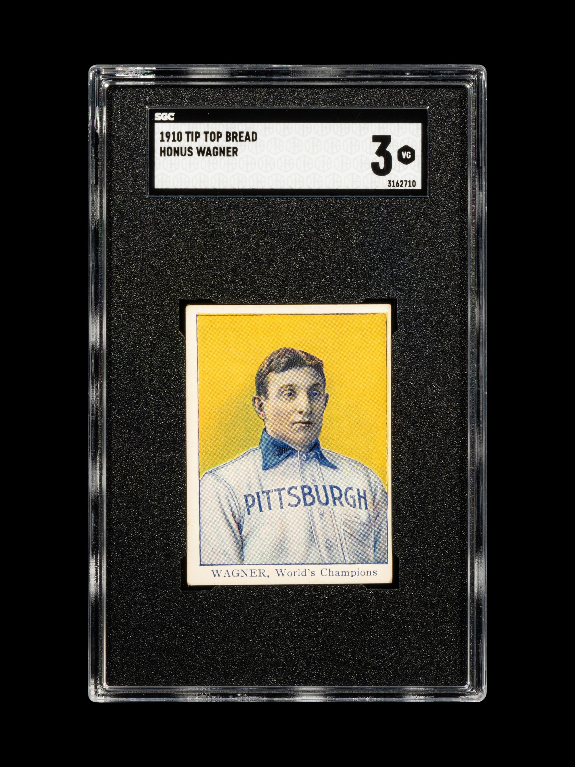 A 1910 Tip Top Bread Honus Wagner Baseball Card (SGC 3 VG)