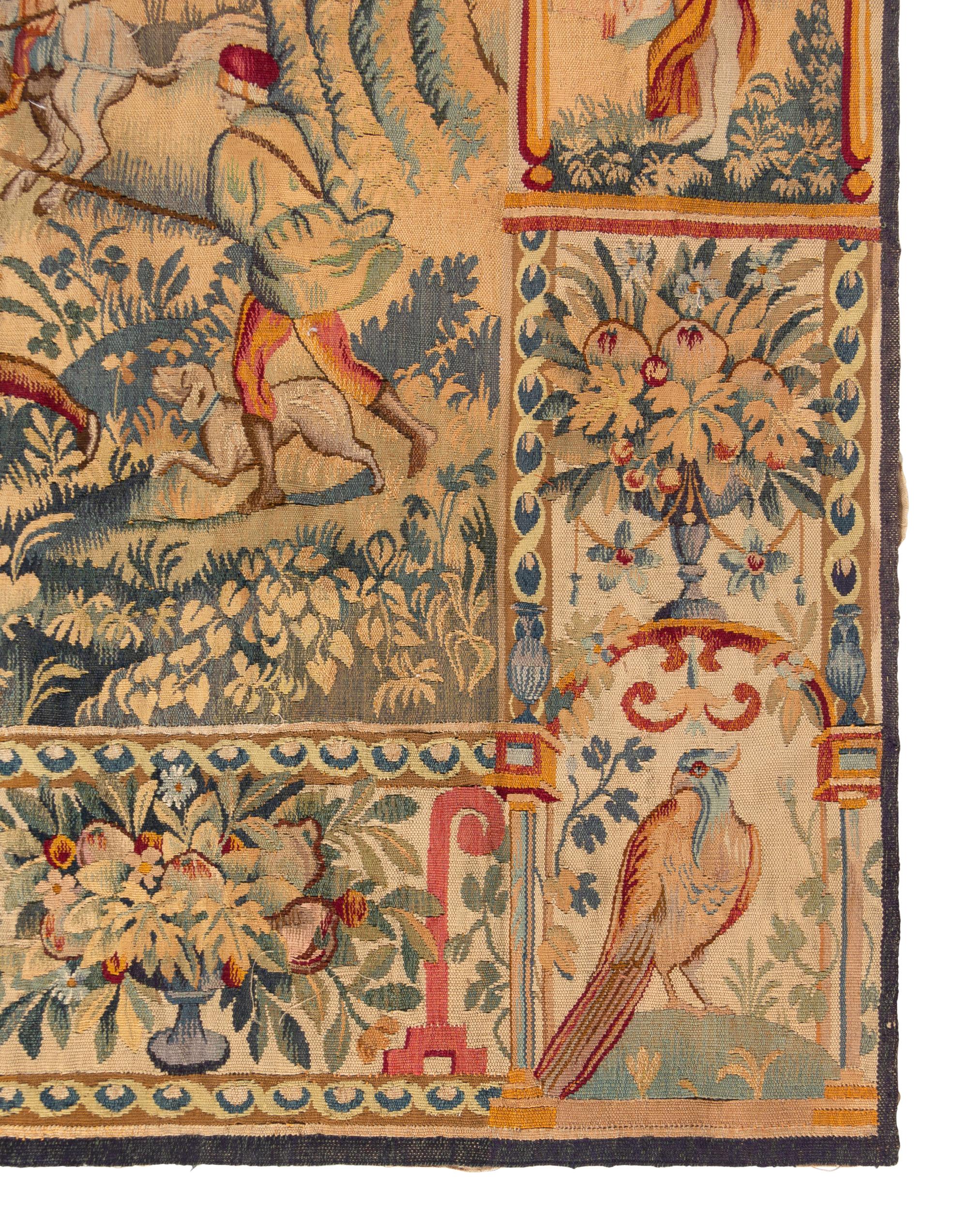 A Continental Wool Tapestry