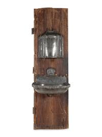 A Continental Pewter Lavabo and Basin