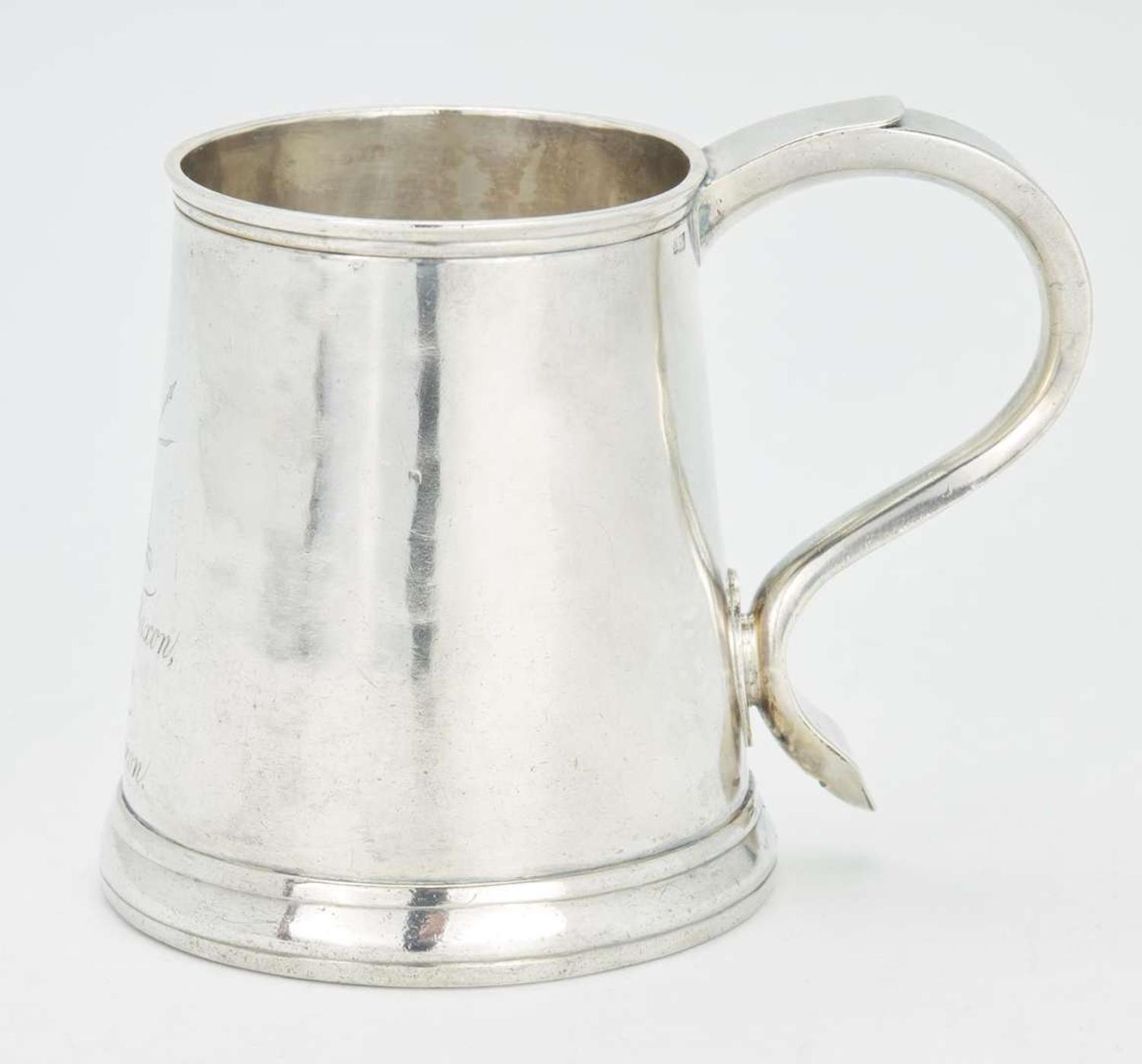 A silver cann Daniel Henchman (1730-1775), Boston, MA, circa 1750
