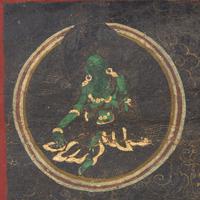 A Tibetan Thangka of Kubera, 18th/19th Century — 18-19世纪西藏财宝天王黑唐卡