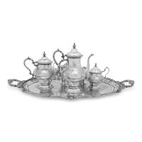 An American Silver Five-Piece Tea and Coffee Service