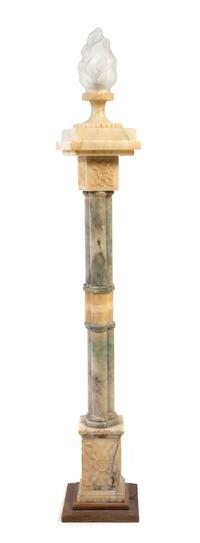 A Contintental Marble Torchere Height 56 inches. — 19TH/20TH CENTURY
