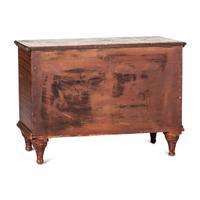 A Wooster, Ohio Grain Painted and Stencil Decorated Poplar Blanket Chest