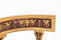 A Pair of Italian Neoclassical Painted Klismos Style Chairs