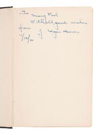 HOOVER, J. Edgar (1895-1972). A group of 3 autographed items, incl. Persons in Hiding . SIGNED and INSCRIBED by Hoover.