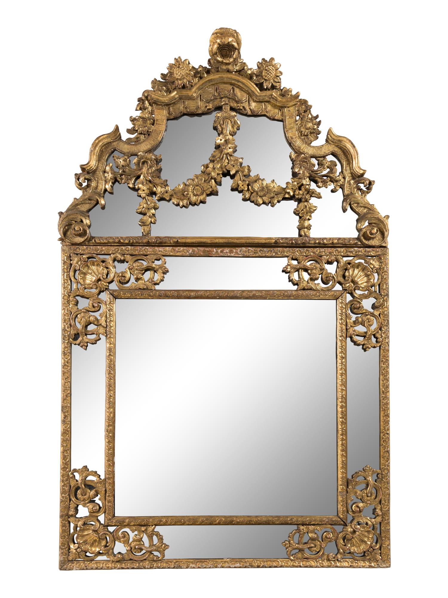 A Régence Giltwood Mirror