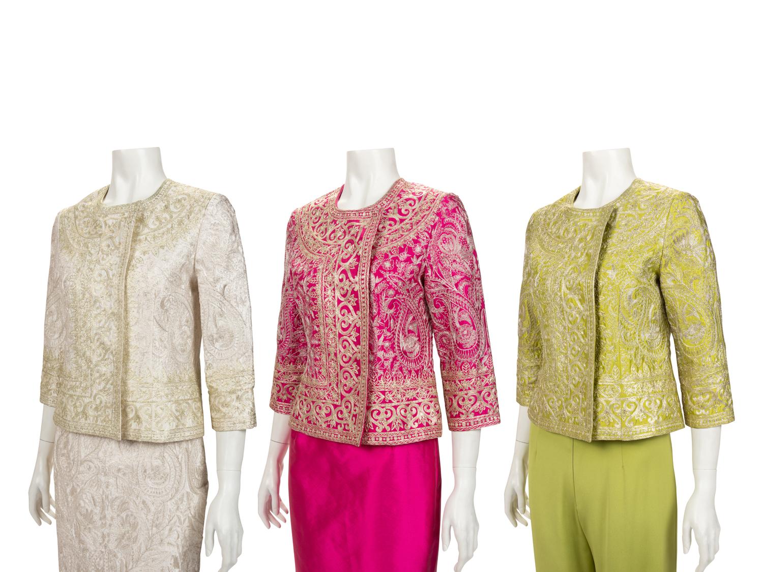 Three Naeem Khan Ensembles, 2000-10s