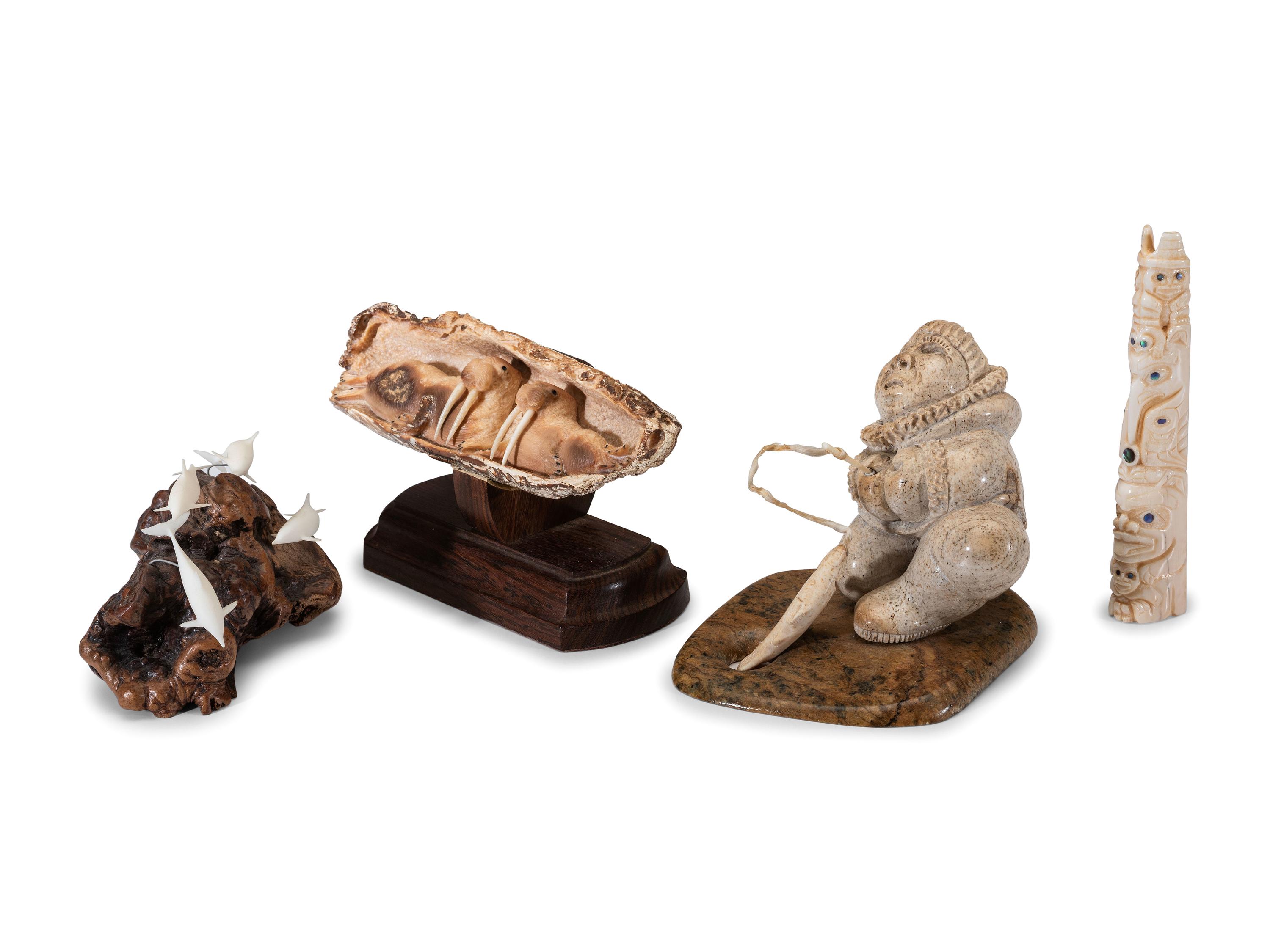 Collection of Alaskan Carvings