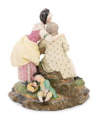 A Johann P. Melchior Designed Höchst Porcelain Figural Group