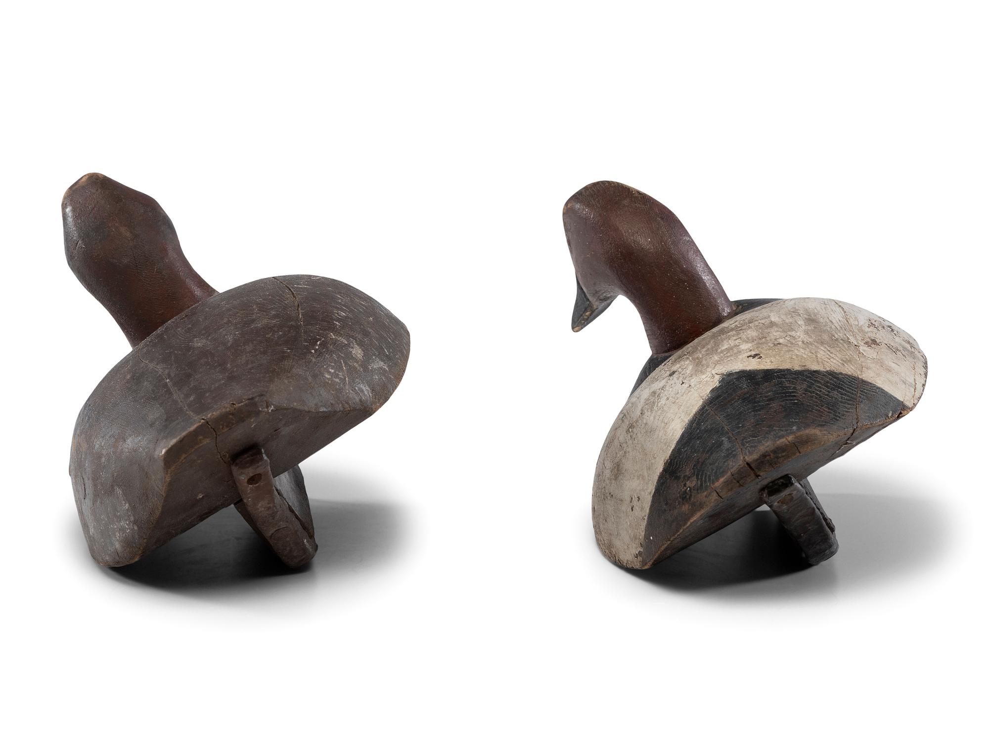 Four Carved and Painted Wood Duck Decoys
