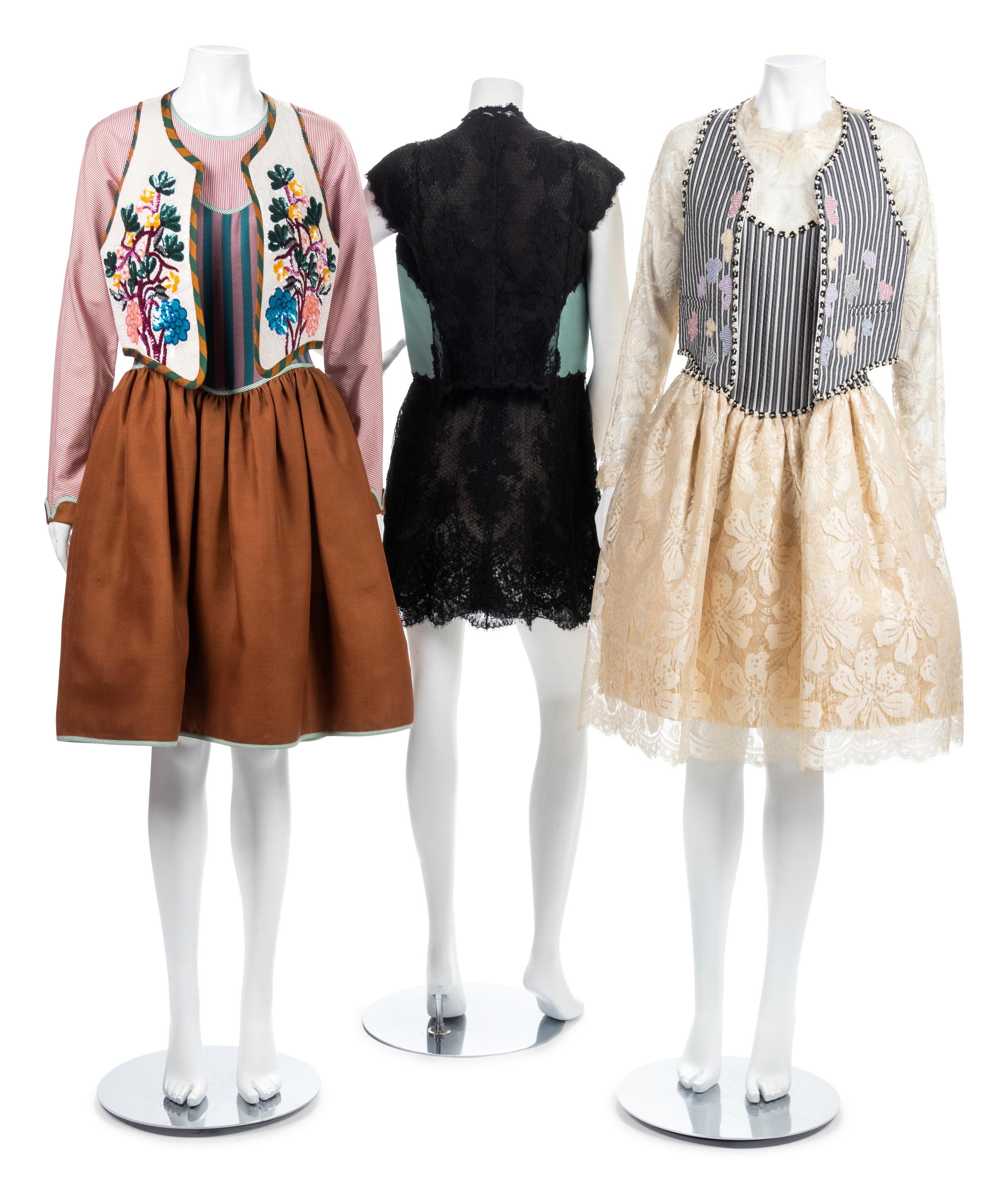 Three Geoffrey Beene Ensembles, 1988