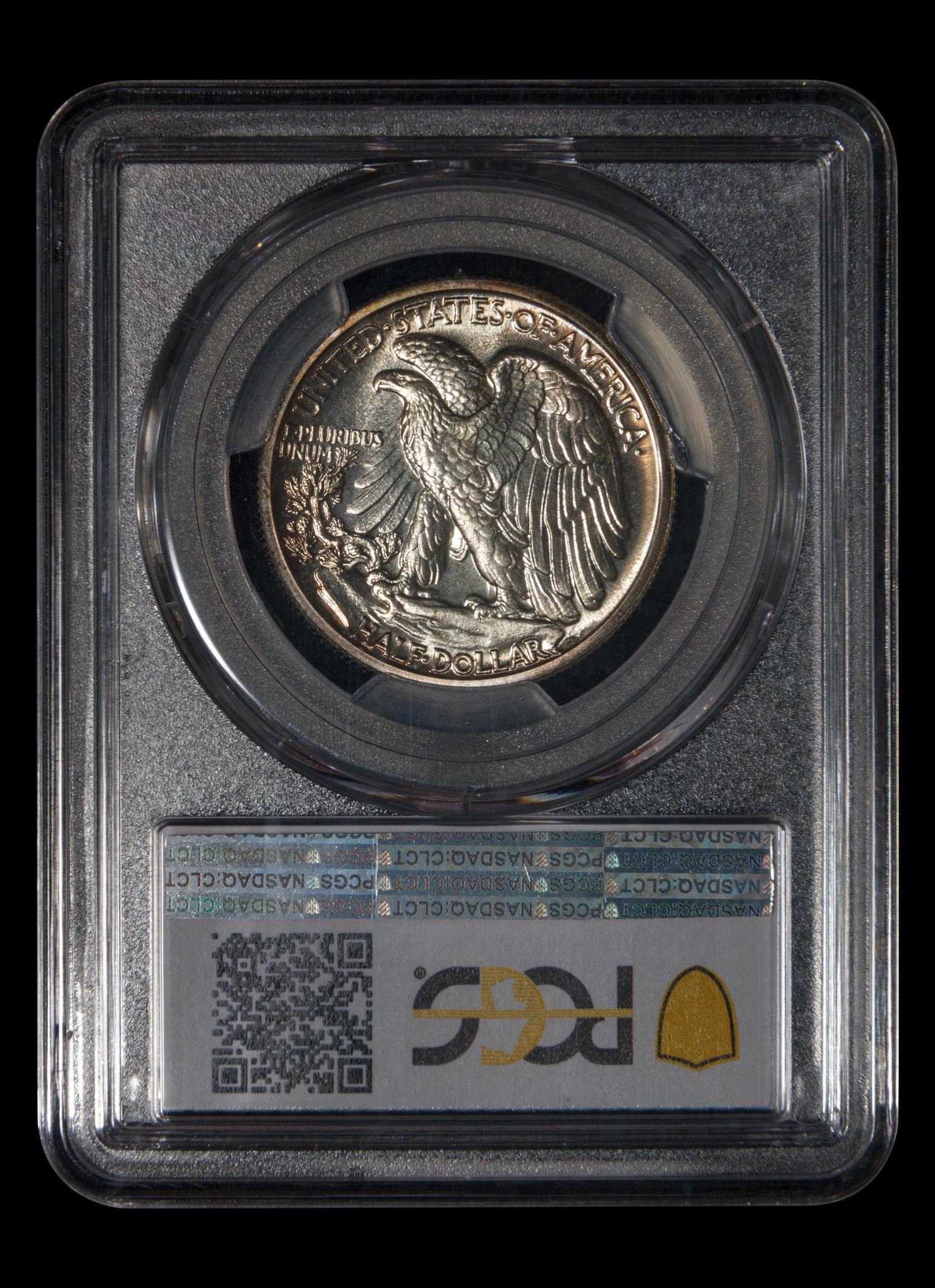A 1942 Walking Liberty 50c Proof (PCGS PR66)