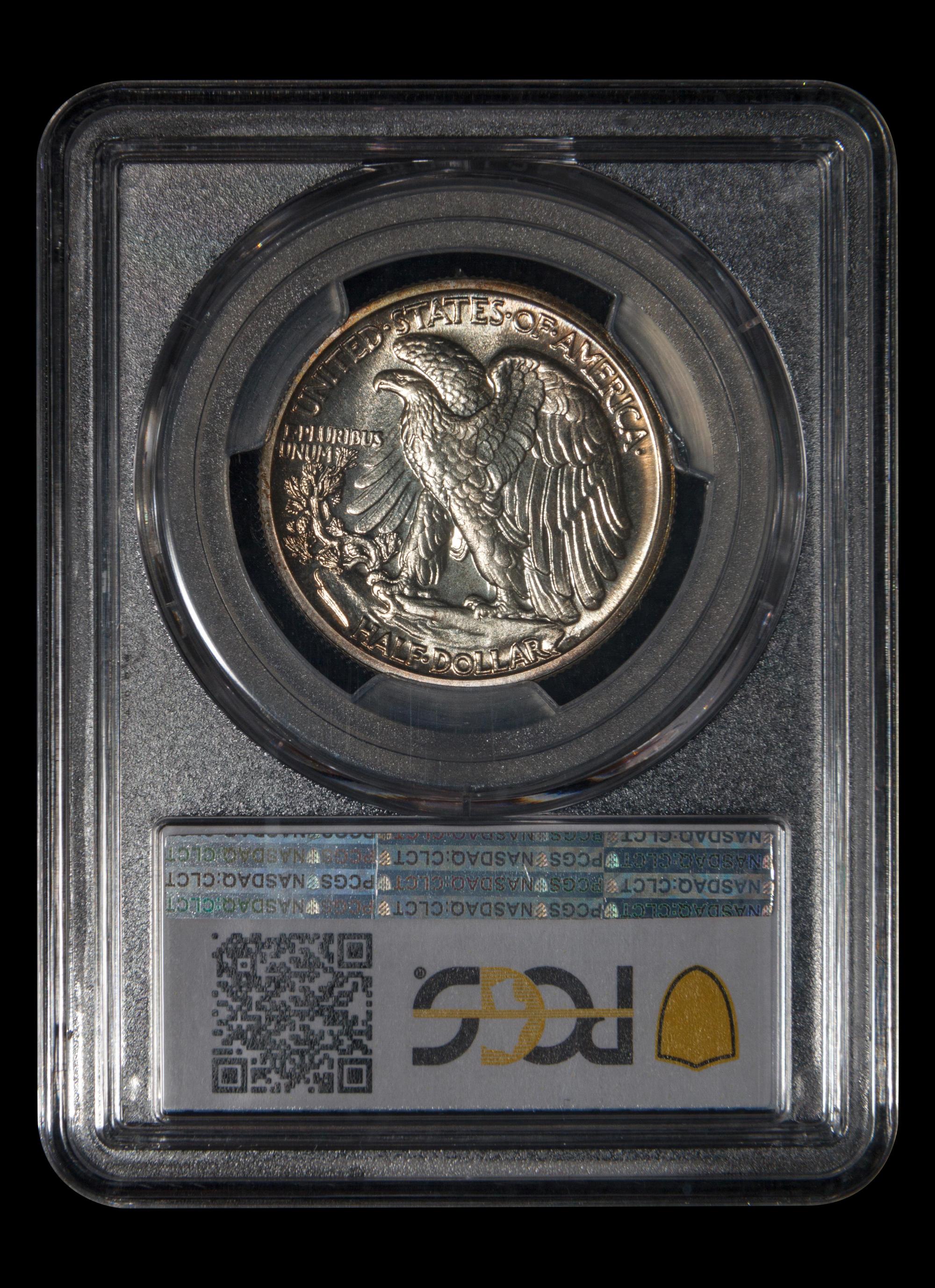 A 1942 Walking Liberty 50c Proof (PCGS PR66)