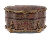 A Napoleon III Gilt Bronze Mounted Boulle Marquetry Dresser Casket