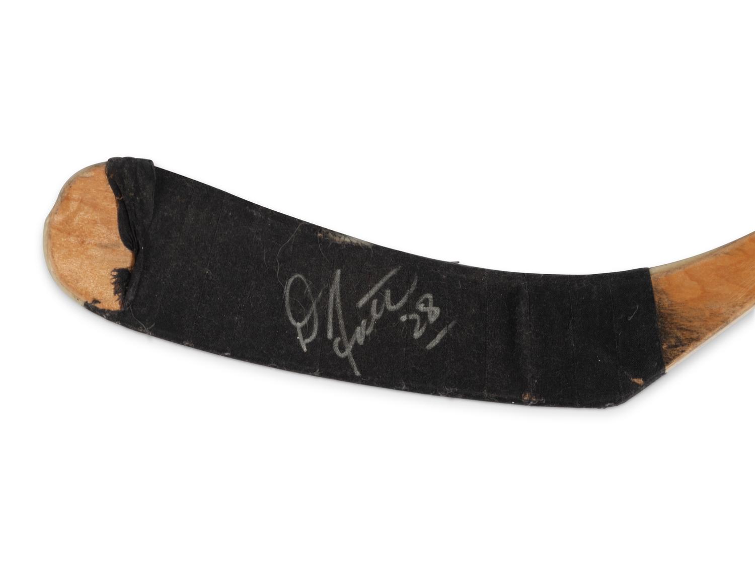 A Group of Hockey Sticks
