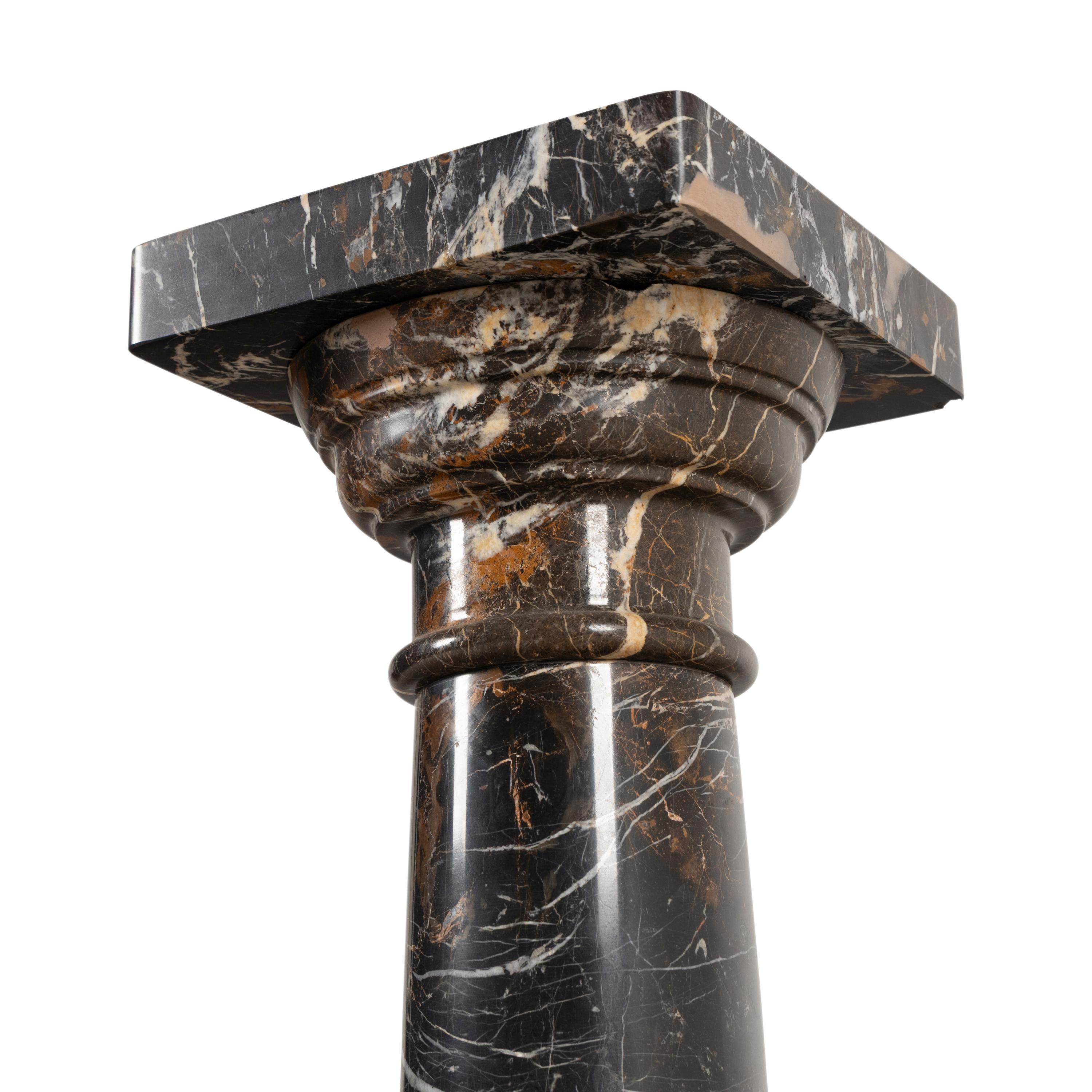 A Continental Marble Pedestal