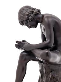 A Grand Tour Bronze Model of the Spinario