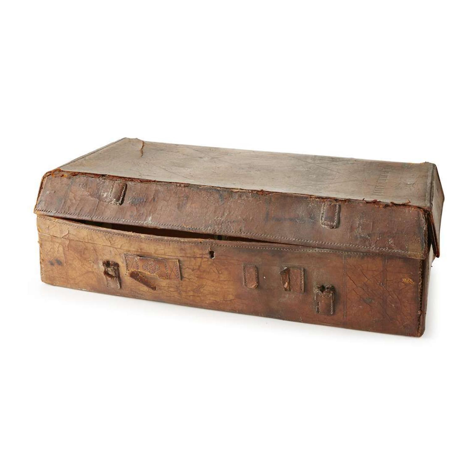 Brass-mounted mahogany surgical kit belonging to Dr. Alexander Peille Cahill 19th century