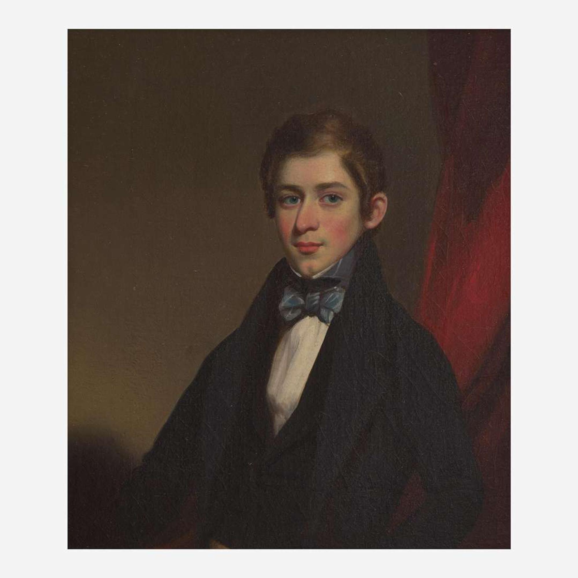 Lam Qua (Chinese, 1801-1860) Portrait of Silas Weir Lewis (1819-1888) of Philadelphia, PA, circa 1840