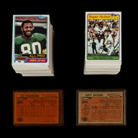 A Complete Set of 1981 Topps Football Cards With PSA Graded Joe Montana Rookie