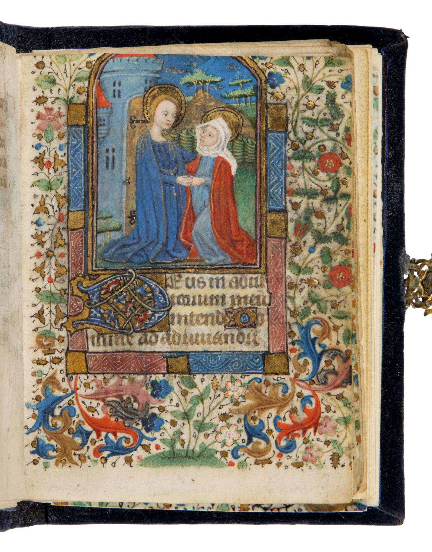 MASTER OF THE CUISSOTTE HOURS (Champagne, likely Reims, active c. 1460-80) Book of Hours (fragment), in Latin, illuminated manuscript on parchment, [France, Reims, c. 1460]