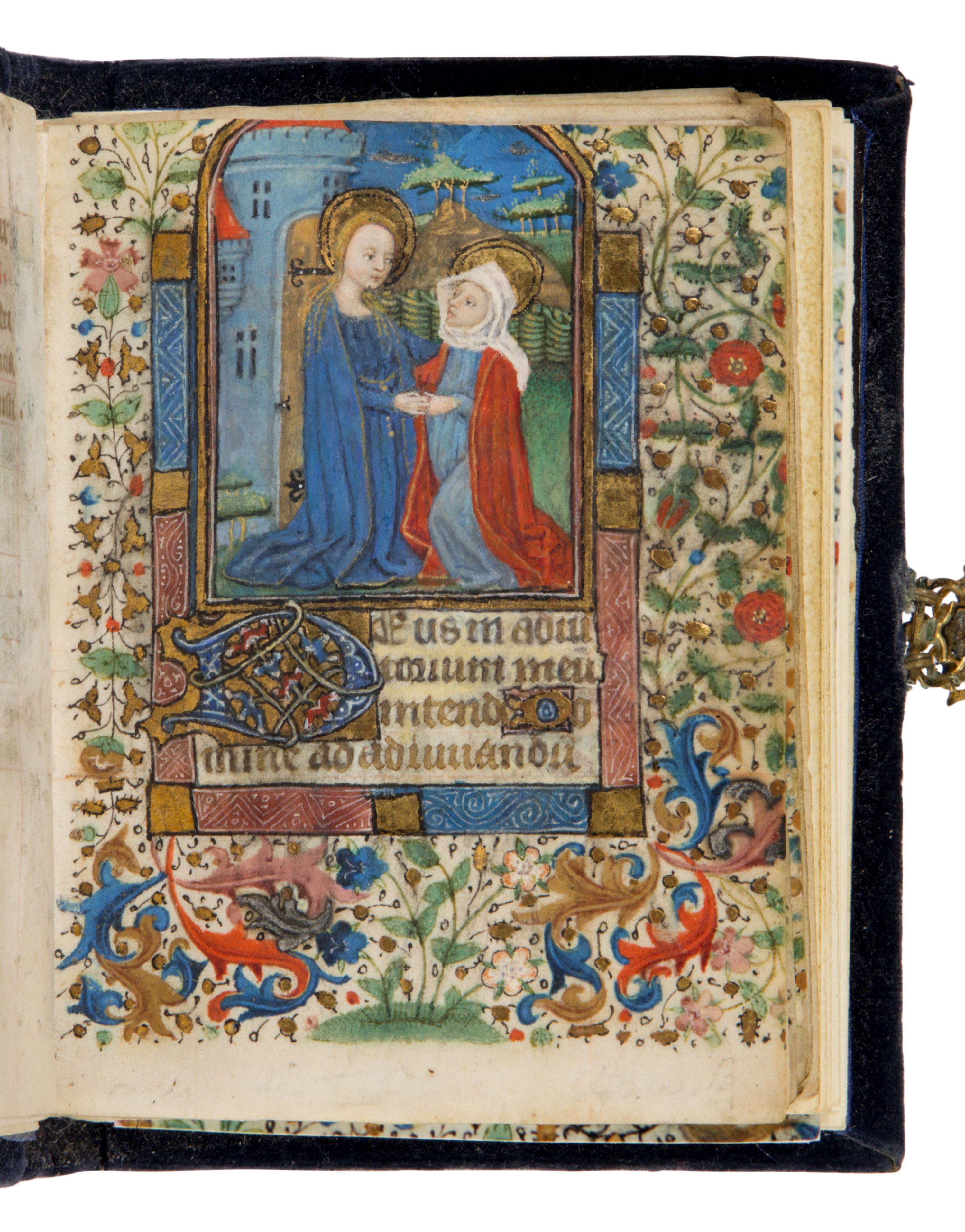 MASTER OF THE CUISSOTTE HOURS (Champagne, likely Reims, active c. 1460-80) Book of Hours (fragment), in Latin, illuminated manuscript on parchment, [France, Reims, c. 1460]