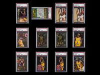 A Collection of Assorted PSA Graded 1996 Kobe Bryant Rookie Basketball Cards (12)
