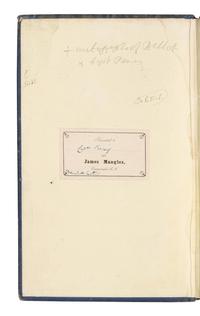 MANGLES, James (1786-1867), editor. P apers and Despatches relating to the Arctic Searching Expeditions of 1850-51-52. Together with a Few Brief Remarks as to the Probable Course Pursued by Sir John Franklin . London: Francis & John Rivington, 1852.