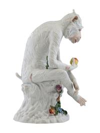 A Meissen Porcelain Monkey