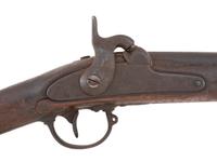 [CIVIL WAR]. Confederate altered Model 1842 Springfield Musket dated-1851, captured at Siege of Vicksburg with original inscribed provenance tag from the Dr. William H.H. King museum in Illinois.