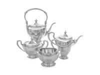 An American Silver Five-Piece Tea Service