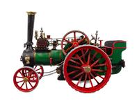 A Painted Metal Percy, Cooke & Codnor Live-Steam Tractor Scale Model