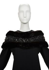 Two Fur Jackets and Two Stoles, Including Judith Leiber and Badgley Mischka