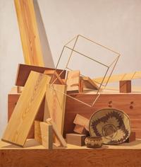Still Life with Thin Cube