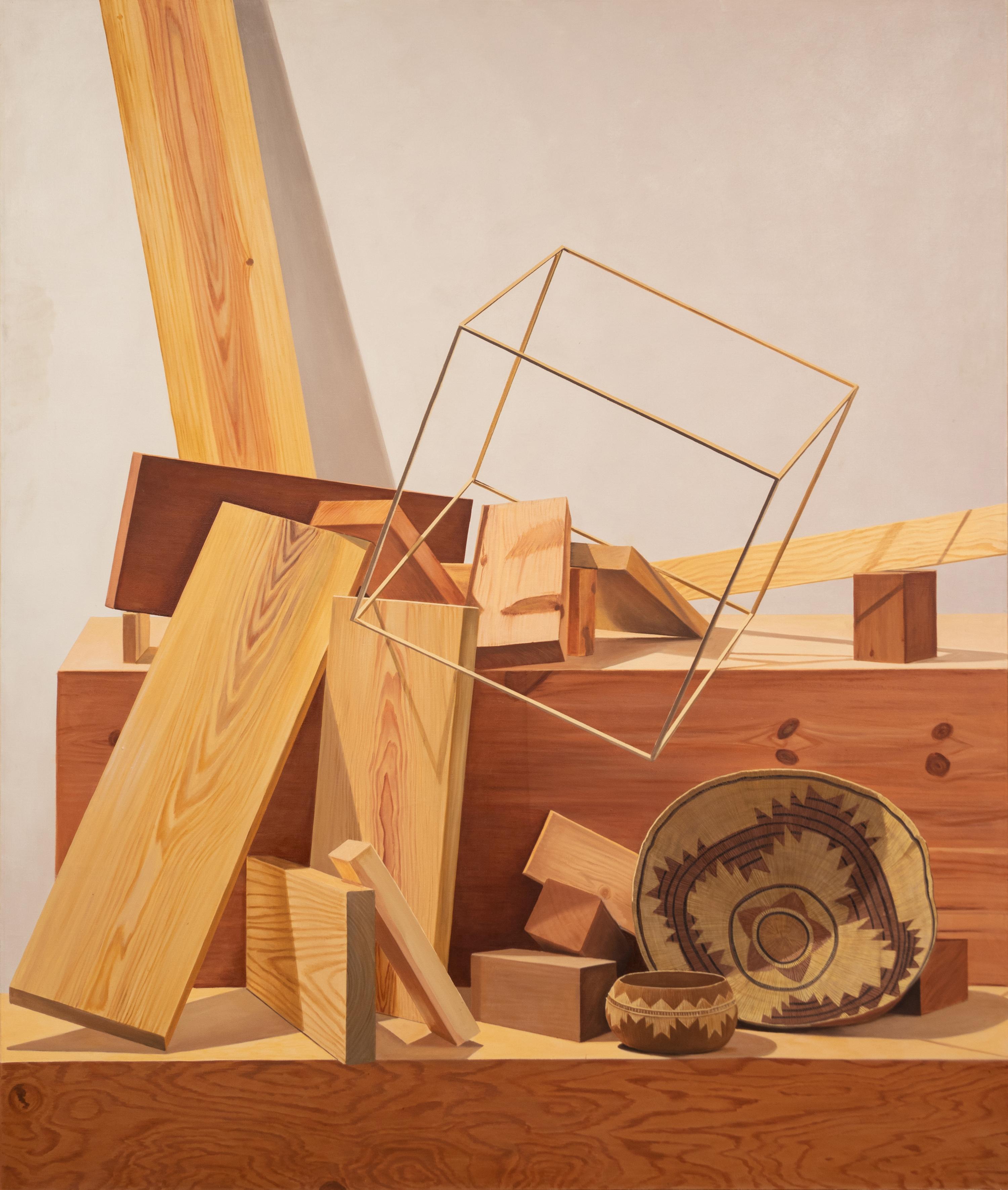 Still Life with Thin Cube