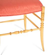 A Pair of Chiavari Chair Company Turned Maple Accent Chairs