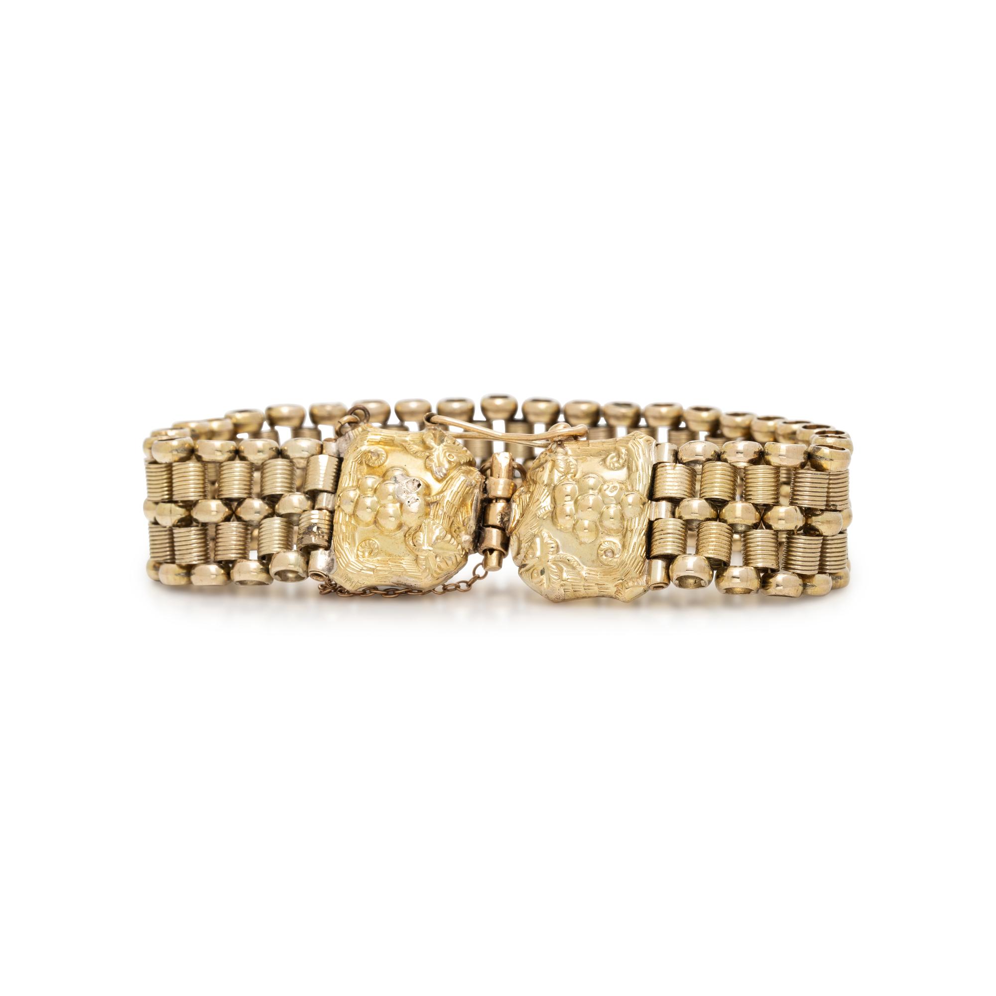 YELLOW GOLD LINK BRACELET