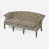 A George III mahogany sofa late 18th century