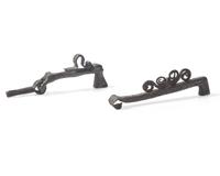 Two Wrought Iron Door Knockers, Spanish, 16th Century
