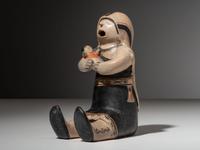 Pottery Singer, with Baby