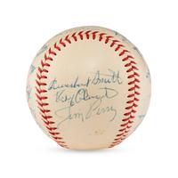 A 1959 Cleveland Indians Team Signed Autograph Baseball (Beckett Authentication Services Letter)