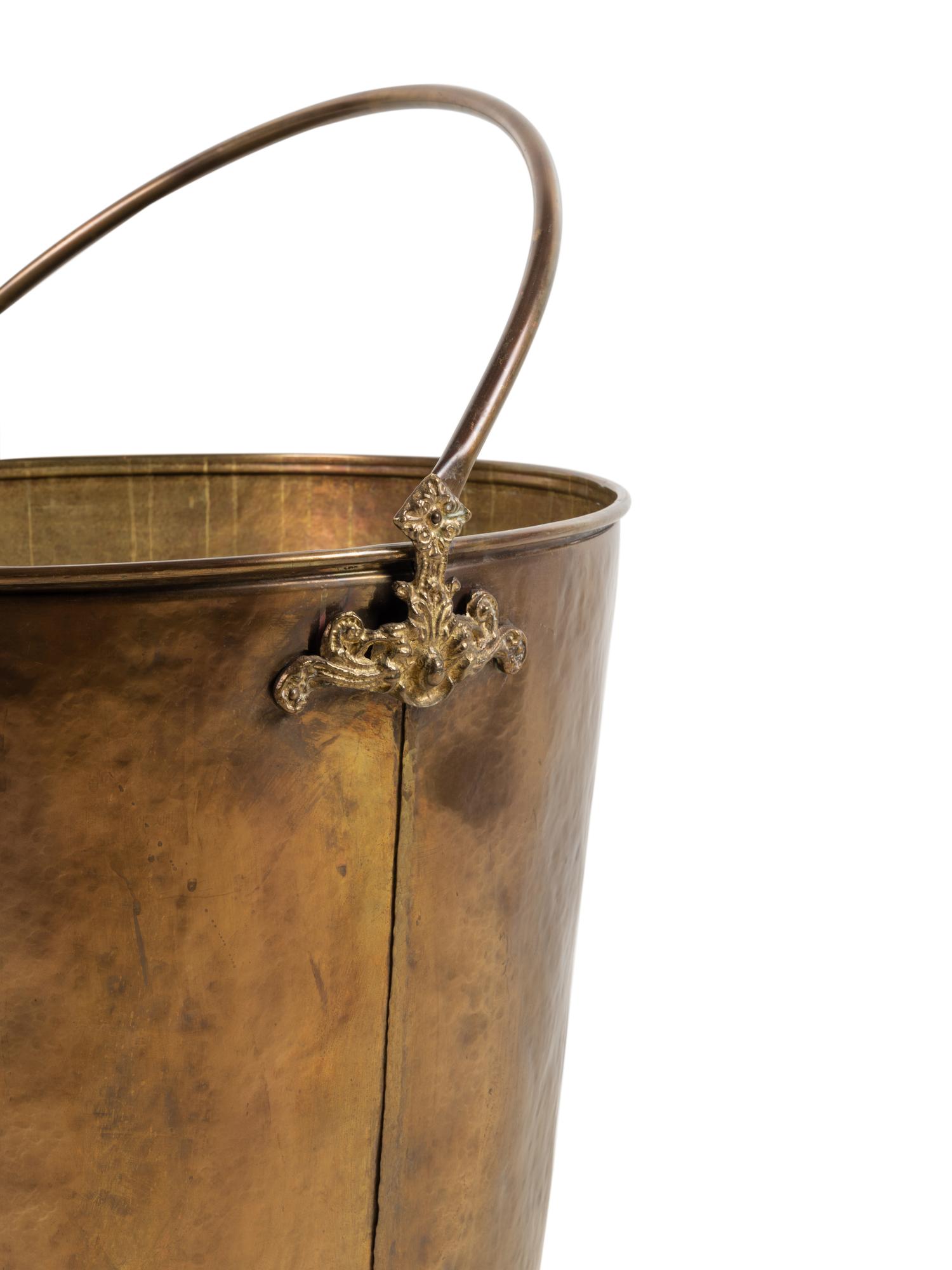 An English Copper Coal Scuttle