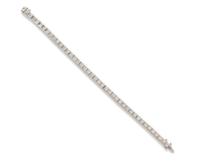A Platinum and Diamond Line Bracelet, 12.50 dwts.