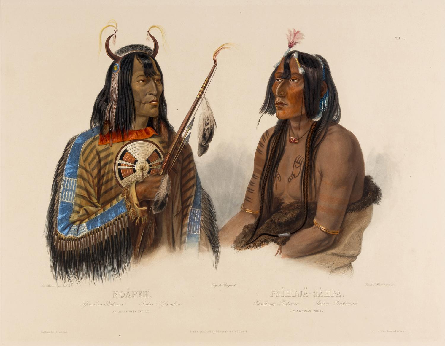 Karl Bodmer (Swiss/French 1809-1893), Set of Three Prints