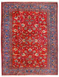 An Isfahan Wool Rug 13 feet 8 inches x 10 feet 4 inches. — CIRCA 1930s