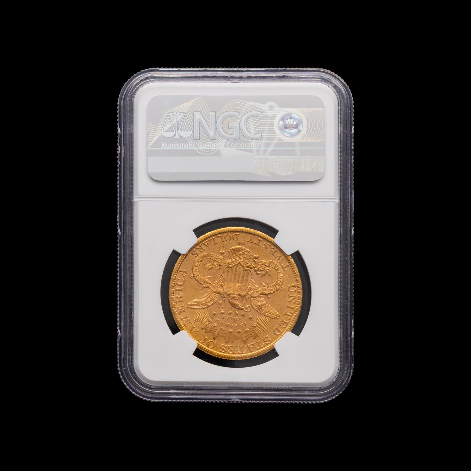 An 1889-CC Liberty Head $20 Gold Coin [NGC MS61]