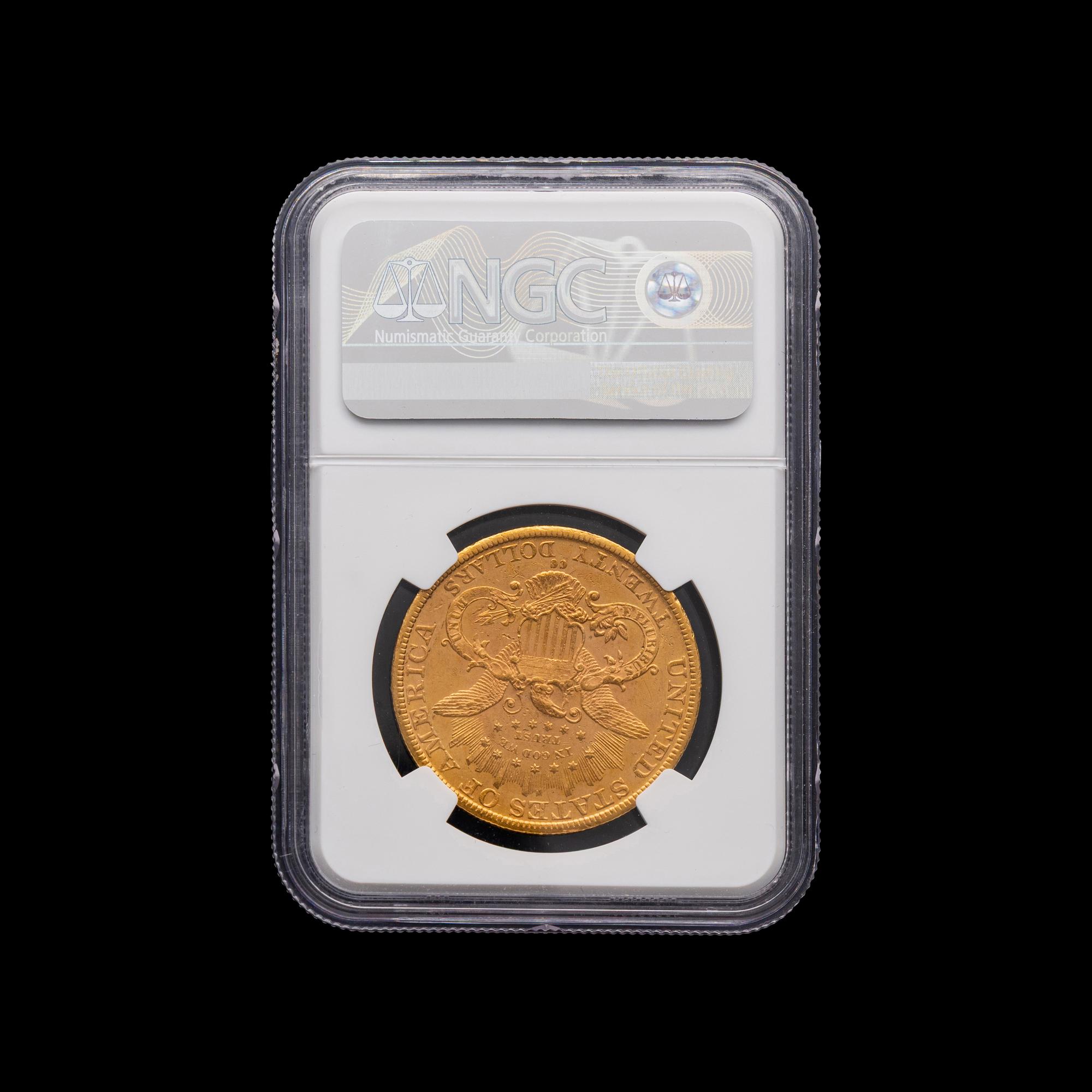 An 1889-CC Liberty Head $20 Gold Coin [NGC MS61]
