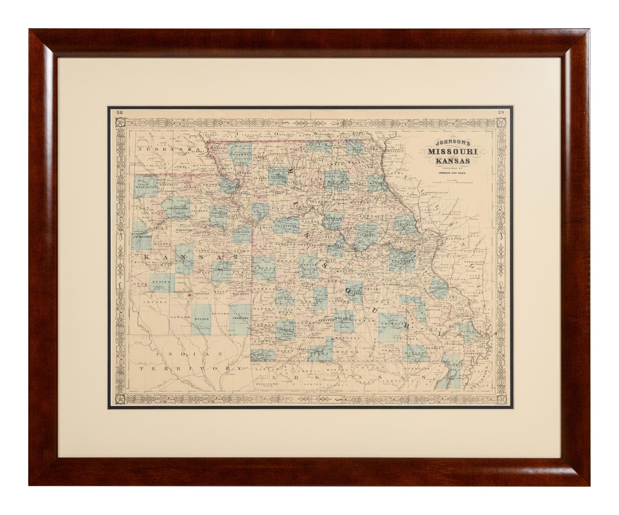 A Group of 11 19th and 20th century maps, comprising: