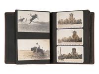 [WESTERN AMERICANA - NATIVE AMERICANS]. Photo albums documenting Rev. William L. Earl's travels in the American west, incl. views of the Ignacio Indian Boarding School and Pueblo artisans Severo and Maria Tafoya.